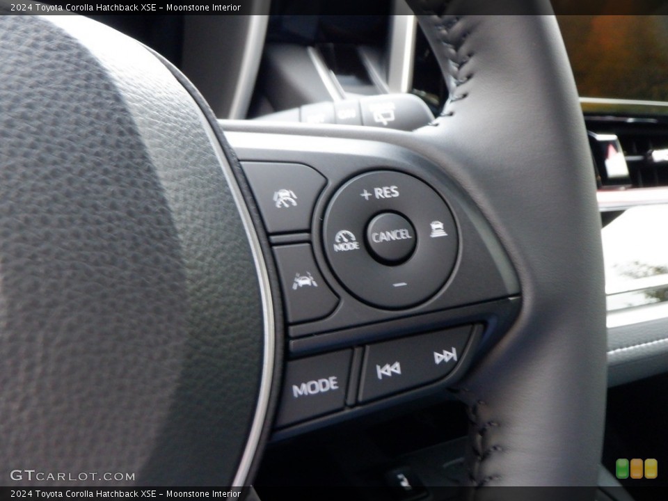 Moonstone Interior Steering Wheel for the 2024 Toyota Corolla Hatchback XSE #146657826