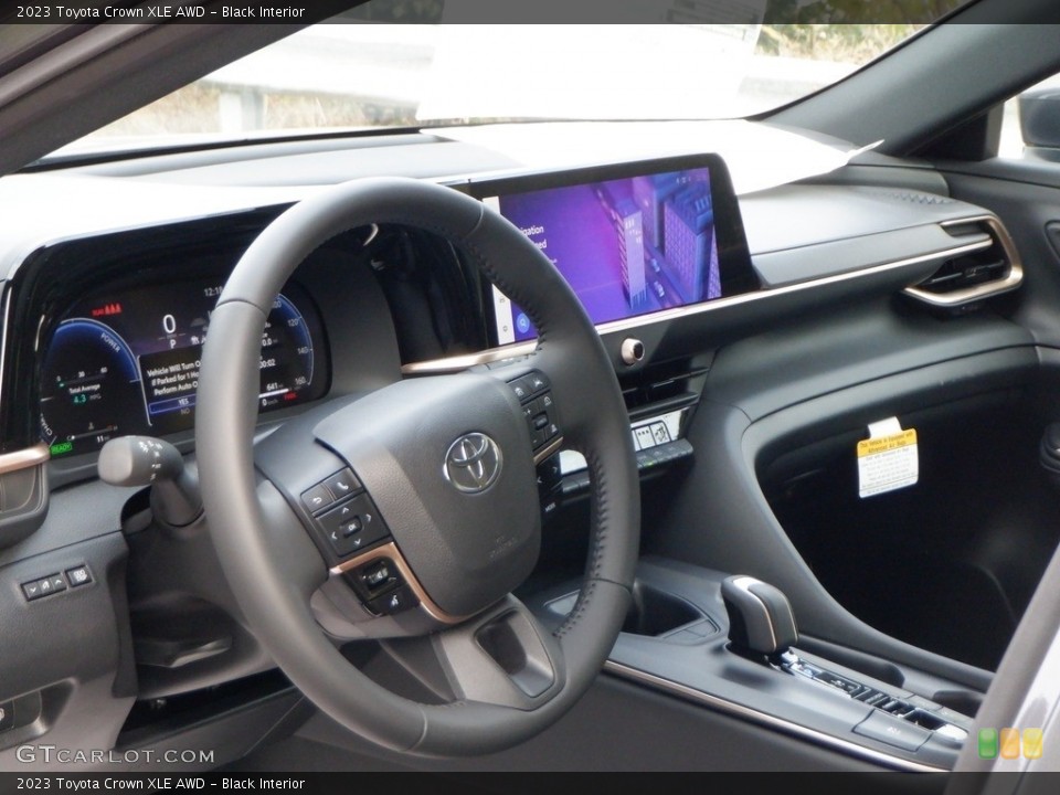 Black Interior Dashboard for the 2023 Toyota Crown XLE AWD #146658262