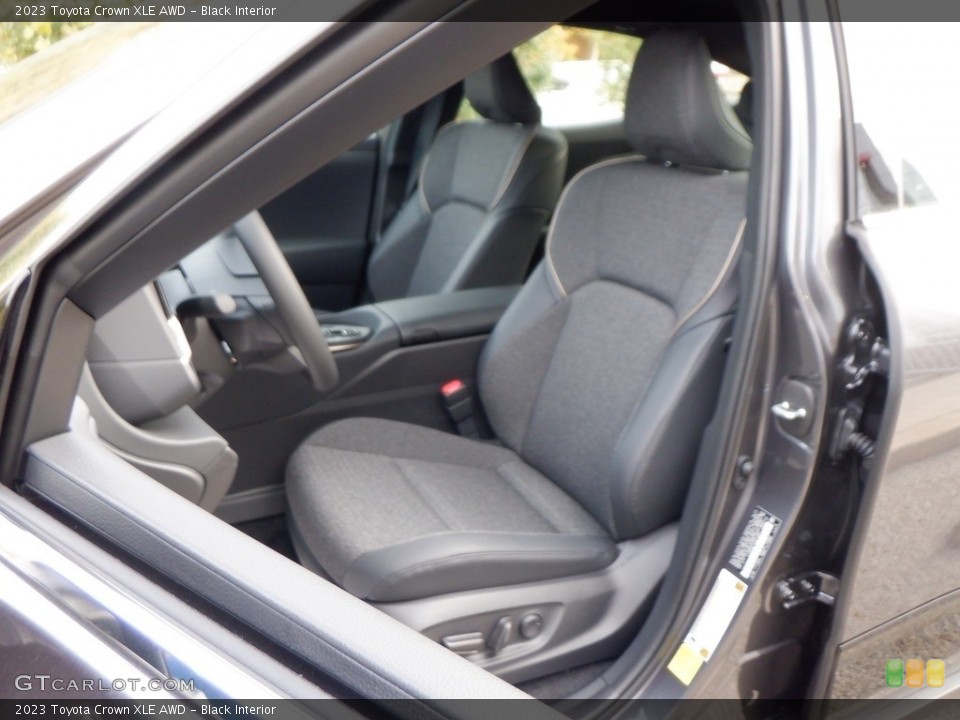 Black 2023 Toyota Crown Interiors