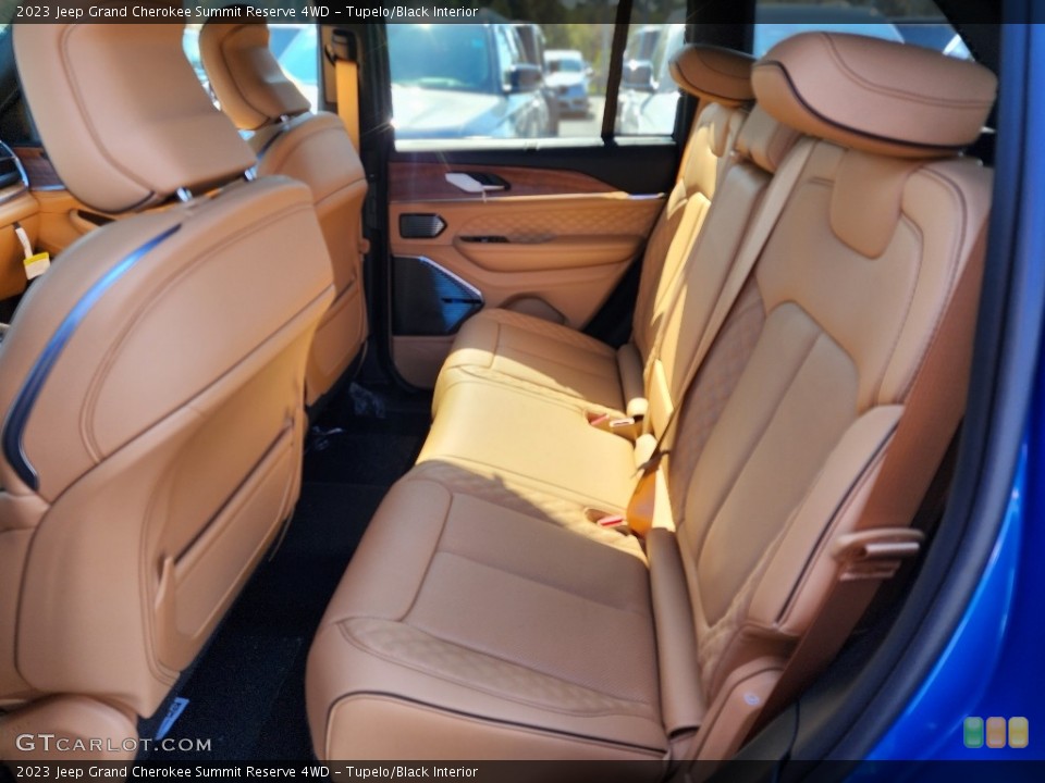 Tupelo/Black Interior Rear Seat for the 2023 Jeep Grand Cherokee Summit Reserve 4WD #146658390