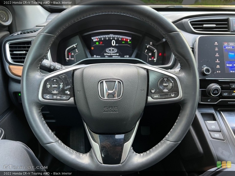 Black Interior Steering Wheel for the 2022 Honda CR-V Touring AWD #146659250