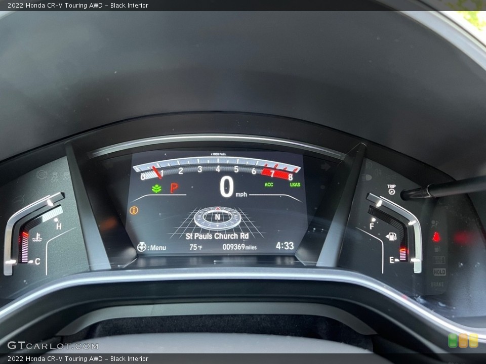 Black Interior Gauges for the 2022 Honda CR-V Touring AWD #146659272