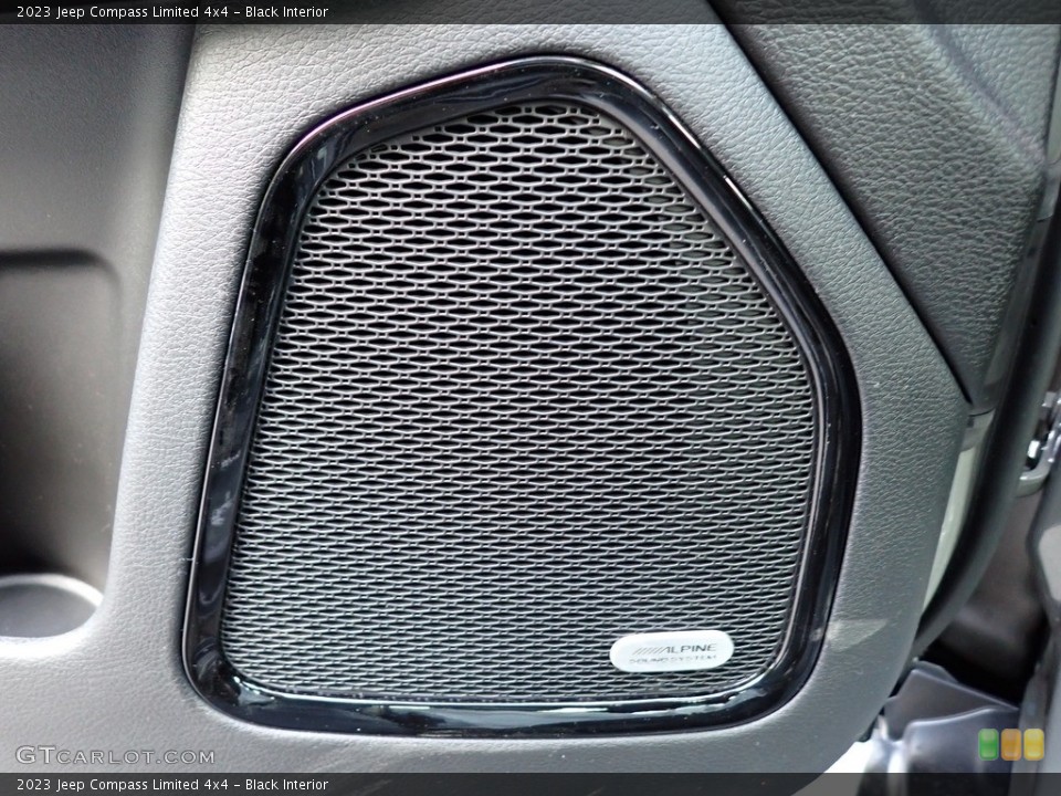 Black Interior Audio System for the 2023 Jeep Compass Limited 4x4 #146659289