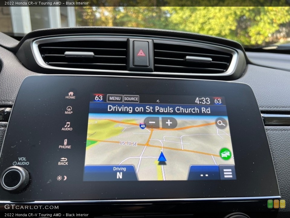 Black Interior Navigation for the 2022 Honda CR-V Touring AWD #146659319
