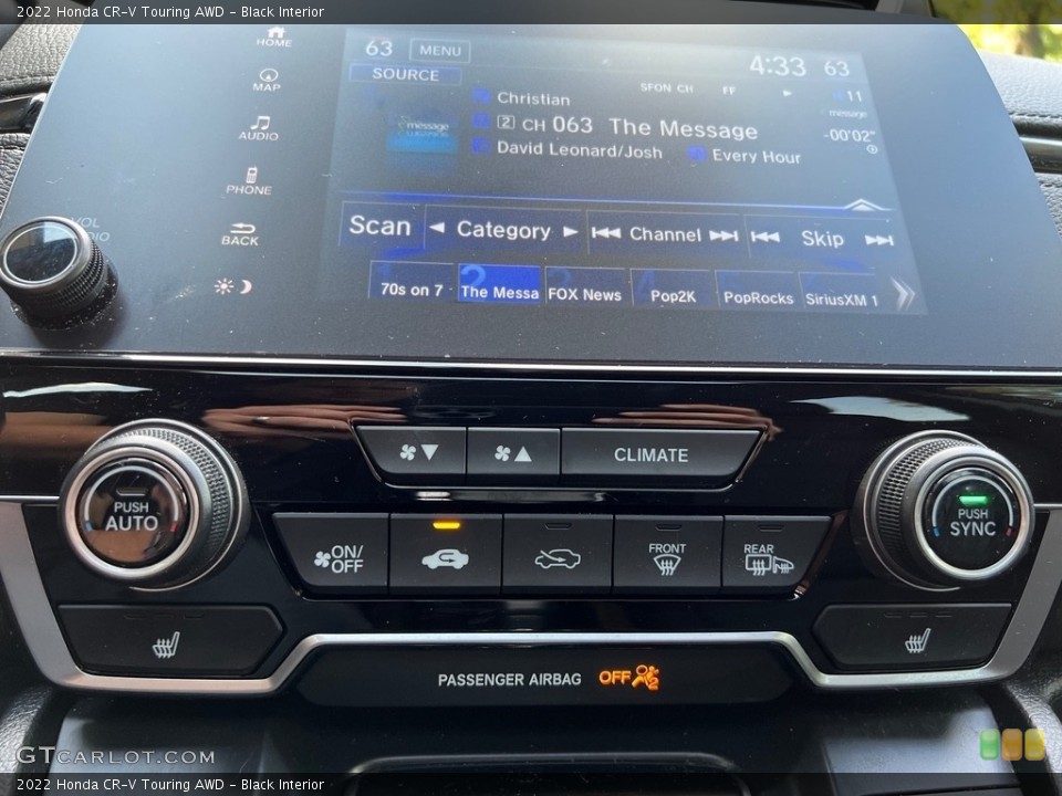 Black Interior Controls for the 2022 Honda CR-V Touring AWD #146659365