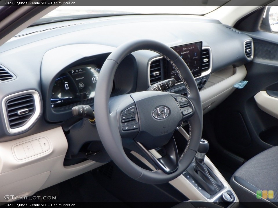Denim Interior Dashboard for the 2024 Hyundai Venue SEL #146659431