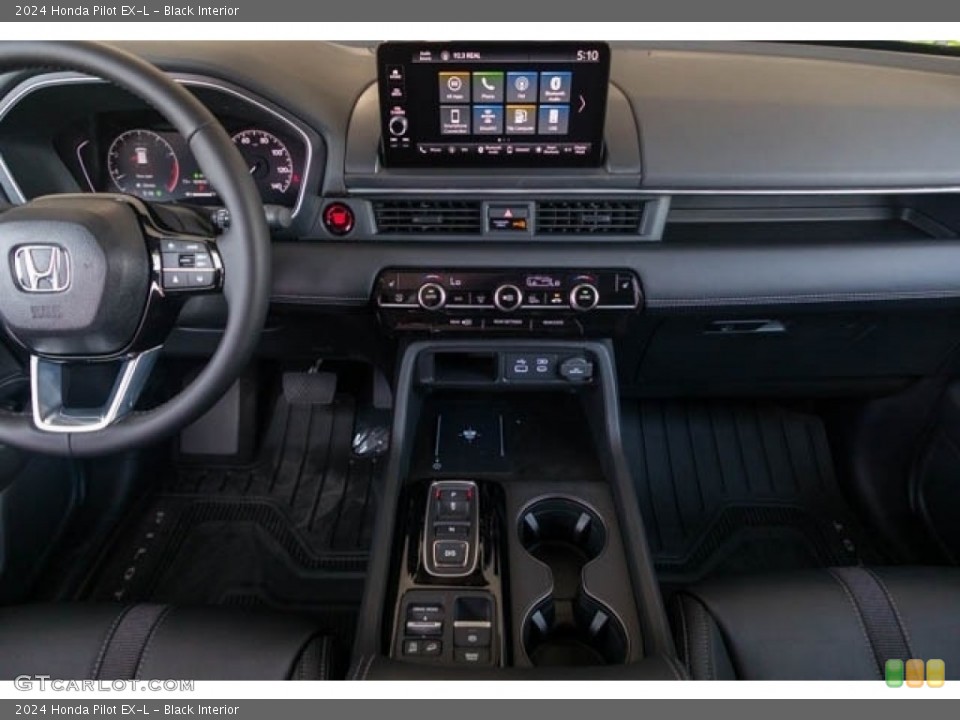 Black Interior Dashboard for the 2024 Honda Pilot EX-L #146659595