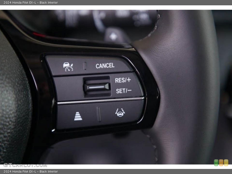 Black Interior Steering Wheel for the 2024 Honda Pilot EX-L #146659662