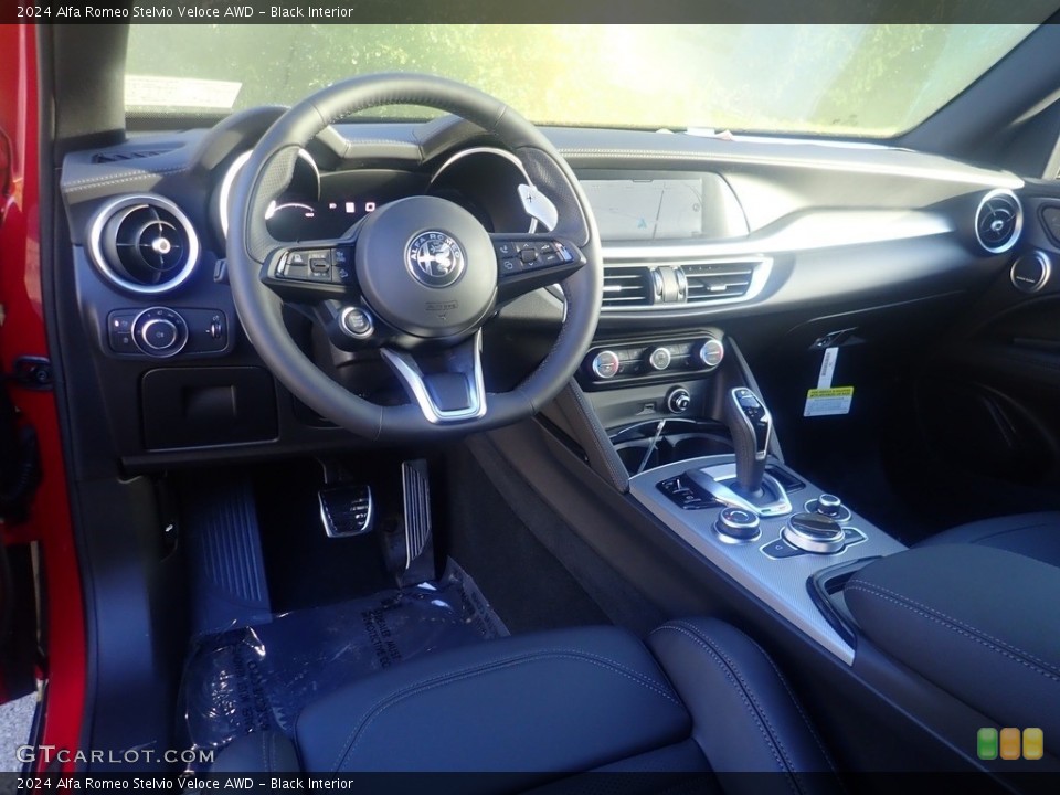Black Interior Dashboard for the 2024 Alfa Romeo Stelvio Veloce AWD #146659704