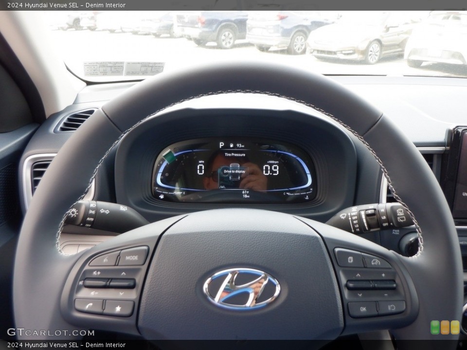 Denim Interior Steering Wheel for the 2024 Hyundai Venue SEL #146659717
