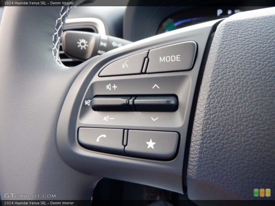Denim Interior Steering Wheel for the 2024 Hyundai Venue SEL #146659735