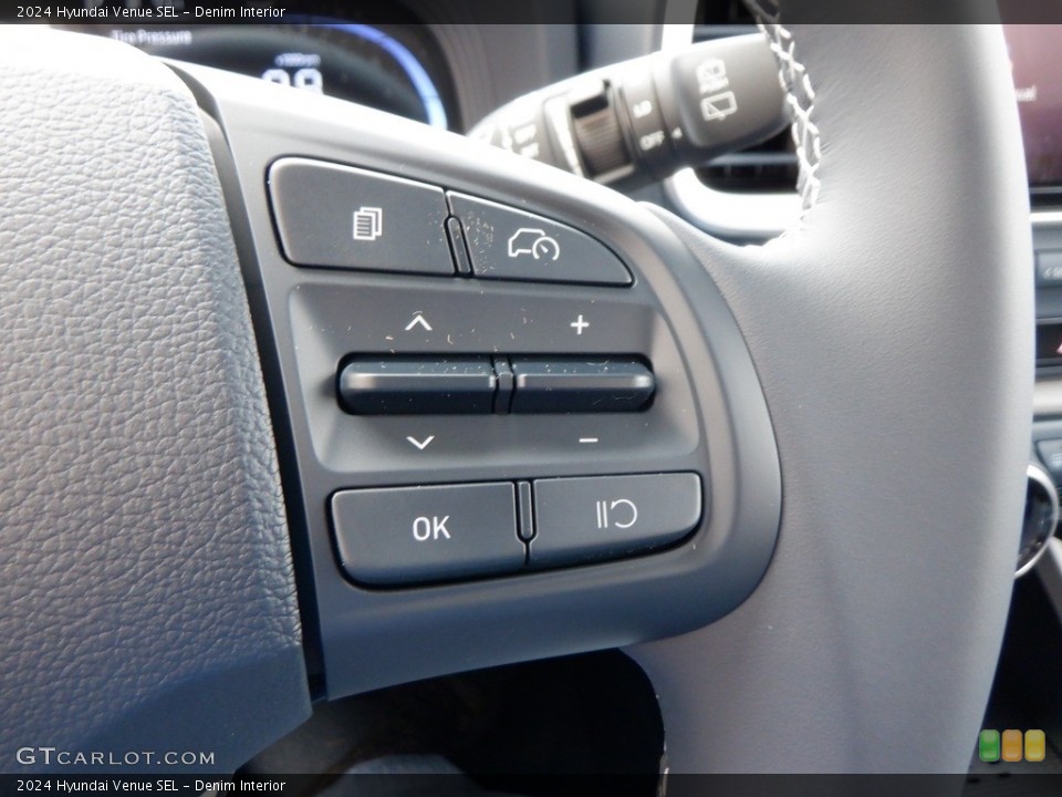 Denim Interior Steering Wheel for the 2024 Hyundai Venue SEL #146659763