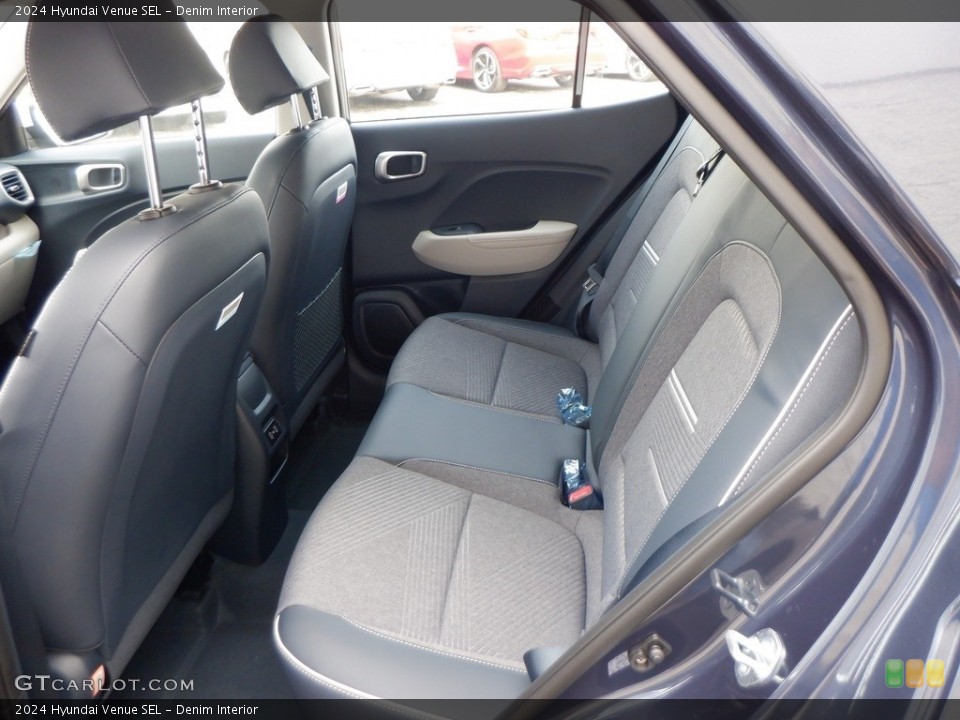 Denim Interior Rear Seat for the 2024 Hyundai Venue SEL #146659800