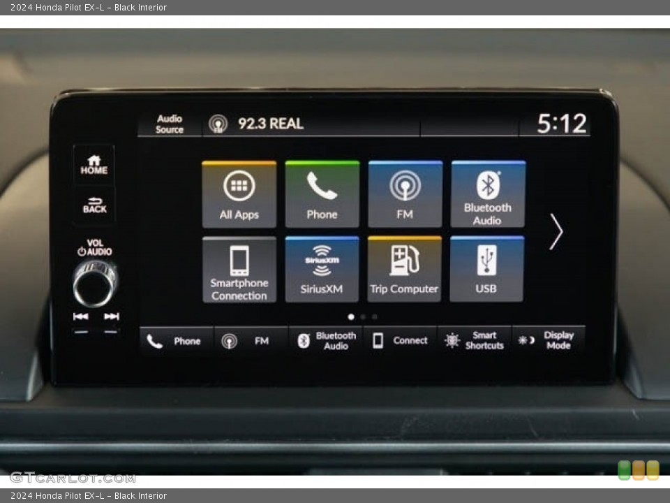Black Interior Controls for the 2024 Honda Pilot EX-L #146659836
