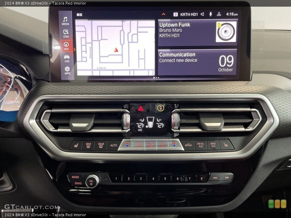 Tacora Red Interior Controls for the 2024 BMW X3 sDrive30i #146660482