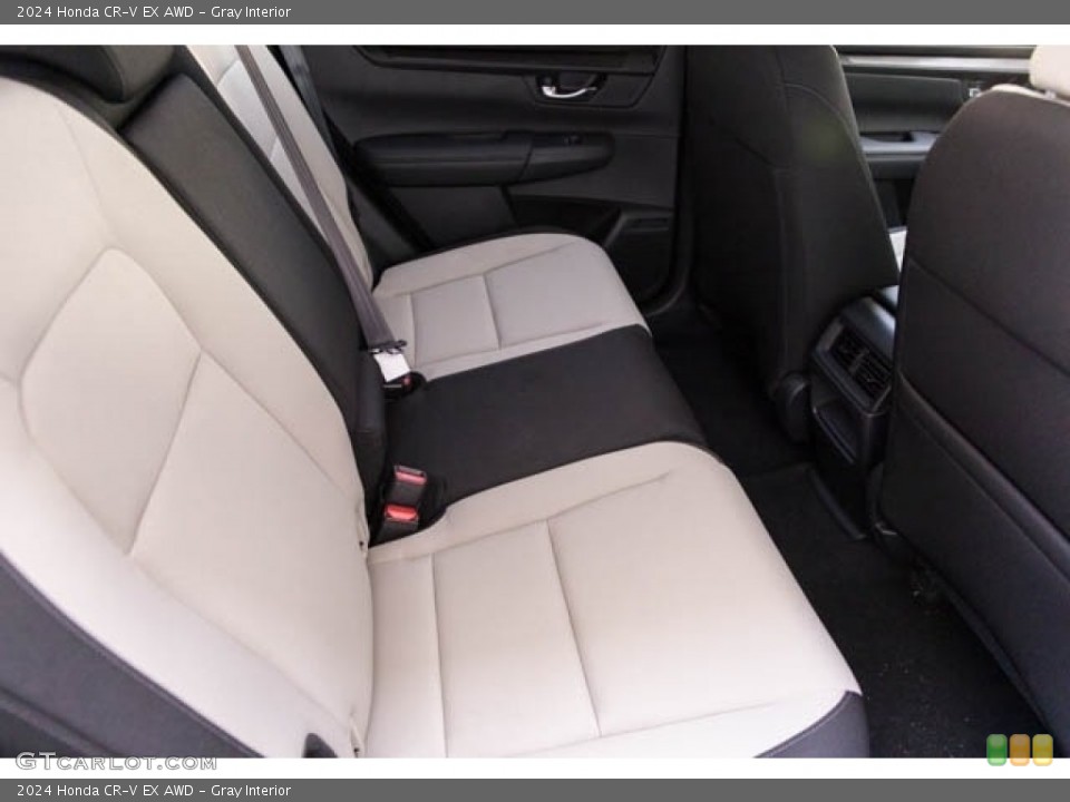 Gray Interior Rear Seat for the 2024 Honda CR-V EX AWD #146660536