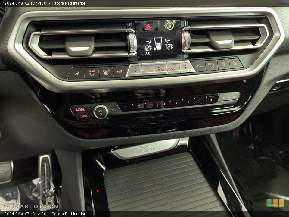 Tacora Red Interior Controls for the 2024 BMW X3 sDrive30i #146660538
