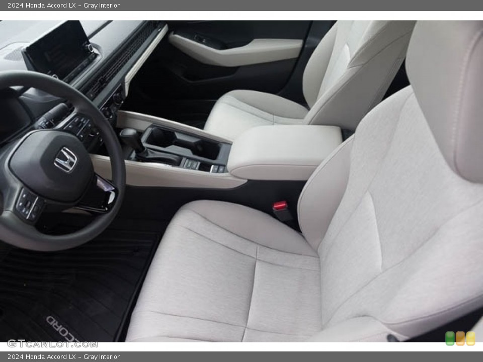 Gray Interior Front Seat for the 2024 Honda Accord LX #146661365