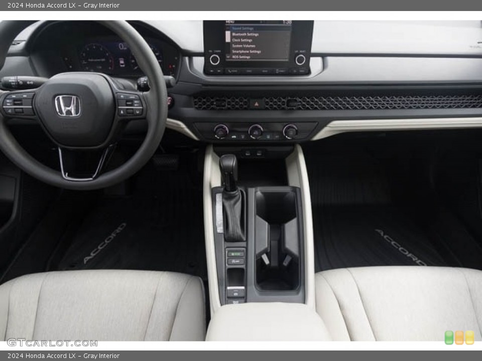 Gray Interior Dashboard for the 2024 Honda Accord LX #146661384