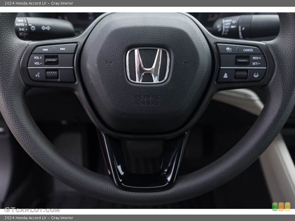 Gray Interior Steering Wheel for the 2024 Honda Accord LX #146661401