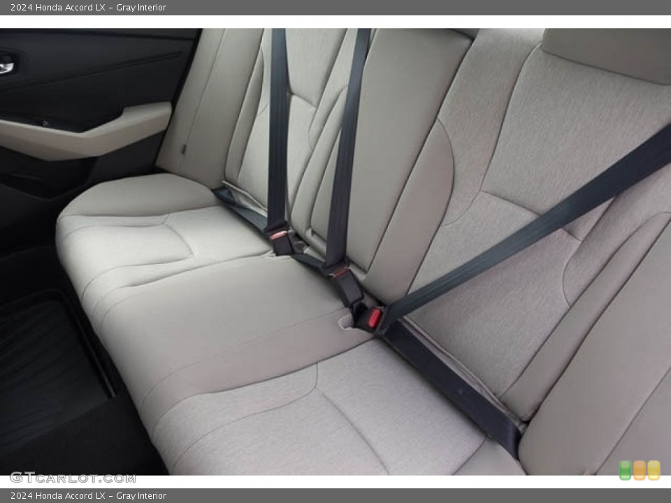 Gray Interior Rear Seat for the 2024 Honda Accord LX #146661460