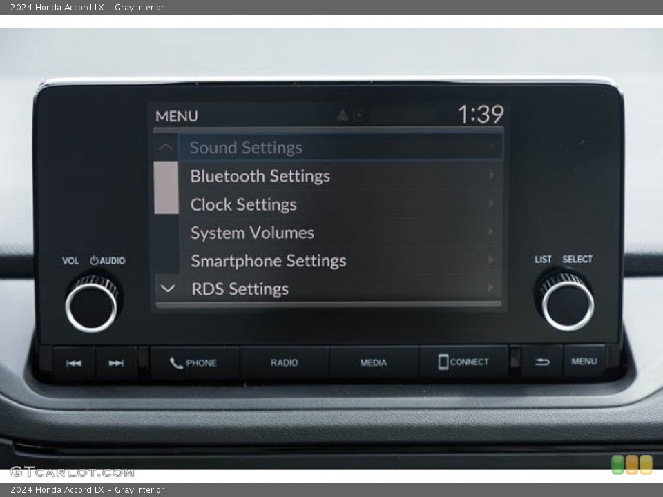 Gray Interior Controls for the 2024 Honda Accord LX #146661503