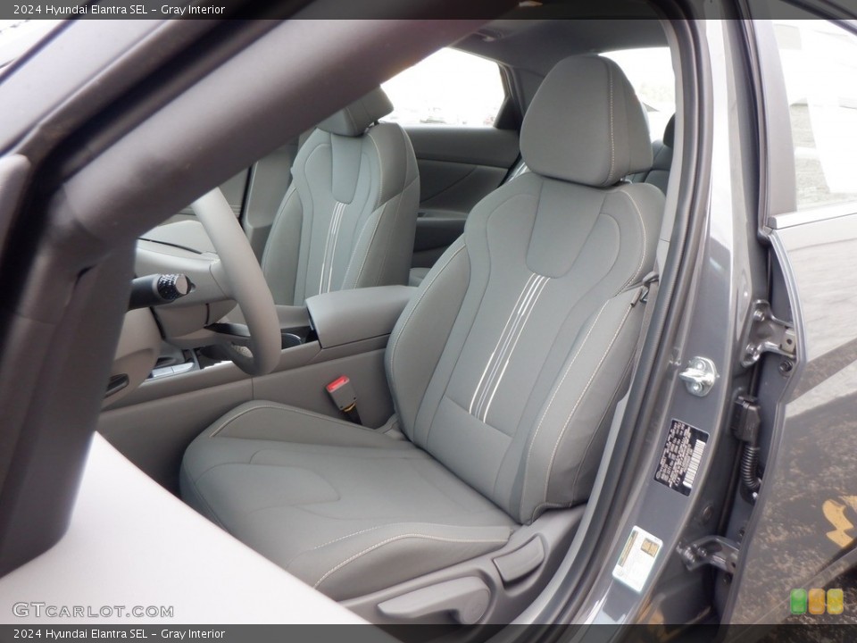 Gray Interior Front Seat for the 2024 Hyundai Elantra SEL #146661515