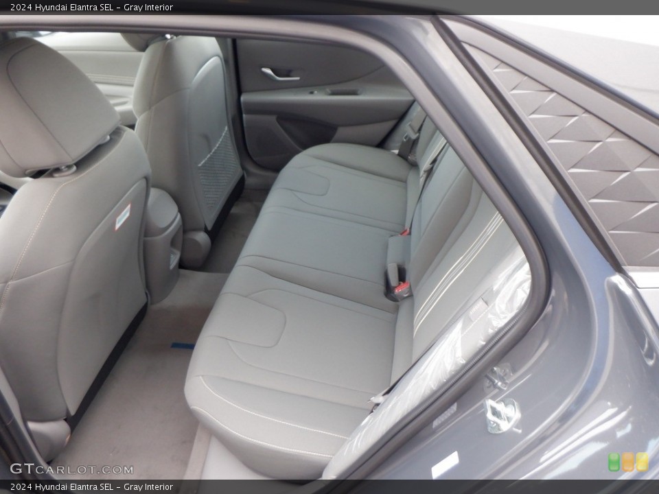 Gray Interior Rear Seat for the 2024 Hyundai Elantra SEL #146661643