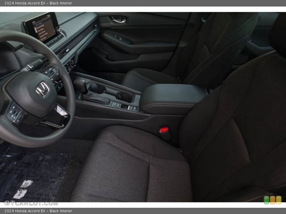 Black Interior Front Seat for the 2024 Honda Accord EX #146662075
