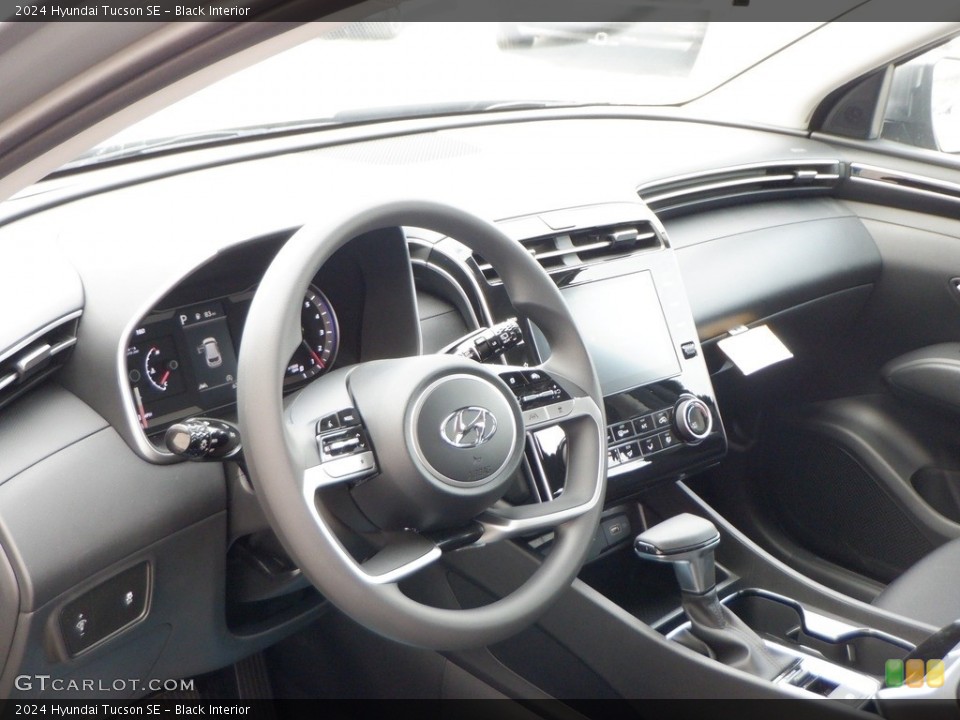Black Interior Dashboard for the 2024 Hyundai Tucson SE #146662077