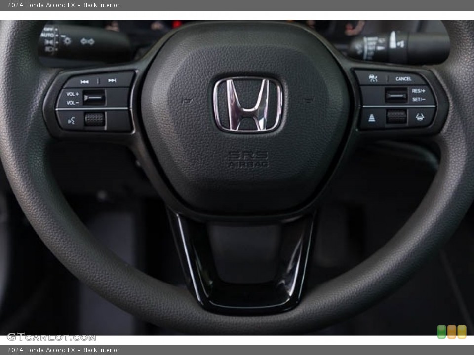 Black Interior Steering Wheel for the 2024 Honda Accord EX #146662110