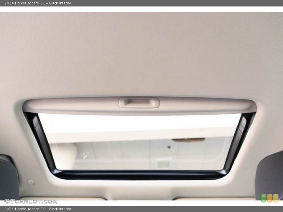 Black Interior Sunroof for the 2024 Honda Accord EX #146662170