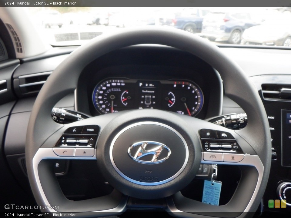 Black Interior Steering Wheel for the 2024 Hyundai Tucson SE #146662172