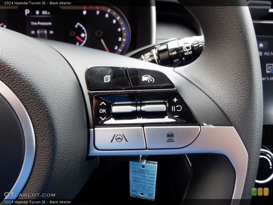 Black Interior Steering Wheel for the 2024 Hyundai Tucson SE #146662192
