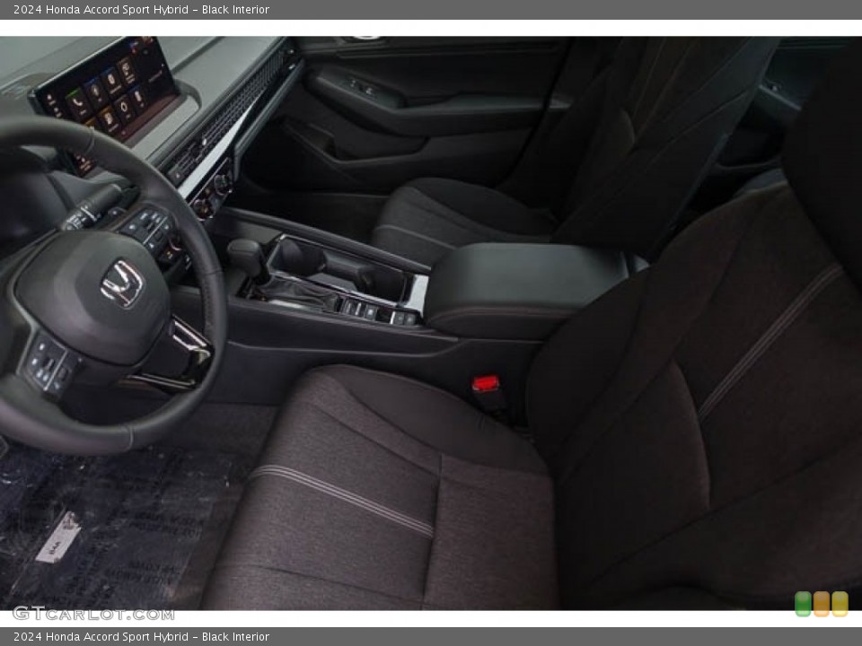 Black Interior Front Seat for the 2024 Honda Accord Sport Hybrid #146662436