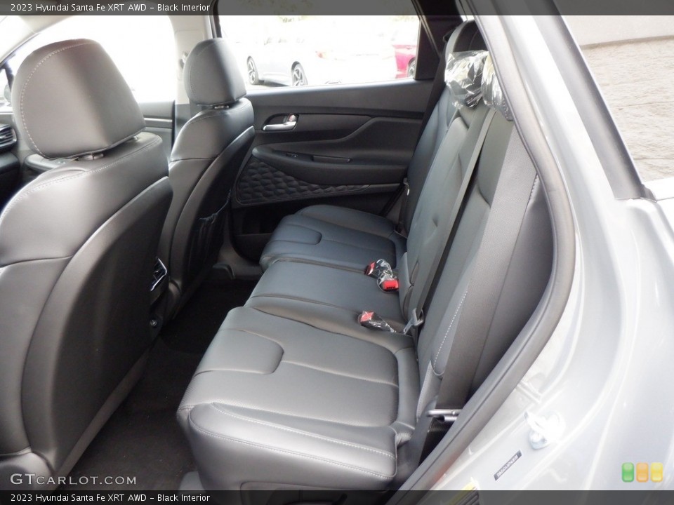 Black Interior Rear Seat for the 2023 Hyundai Santa Fe XRT AWD #146662840