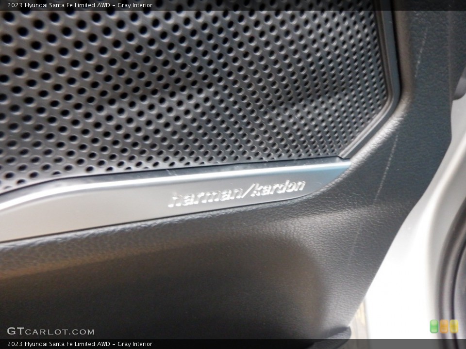 Gray Interior Audio System for the 2023 Hyundai Santa Fe Limited AWD #146663033