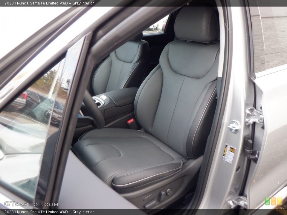 Gray Interior Front Seat for the 2023 Hyundai Santa Fe Limited AWD #146663042