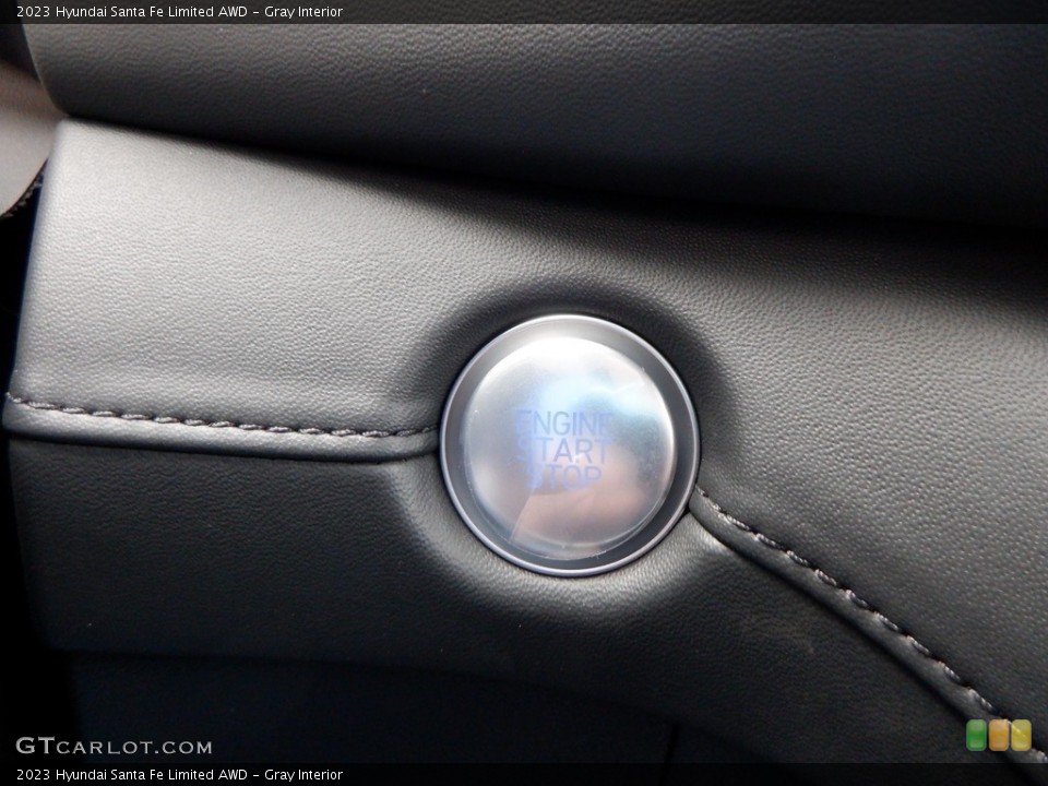 Gray Interior Controls for the 2023 Hyundai Santa Fe Limited AWD #146663070