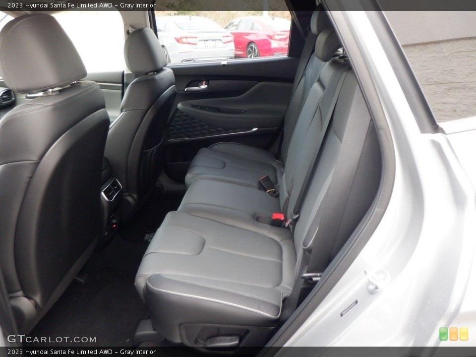 Gray Interior Rear Seat for the 2023 Hyundai Santa Fe Limited AWD #146663159
