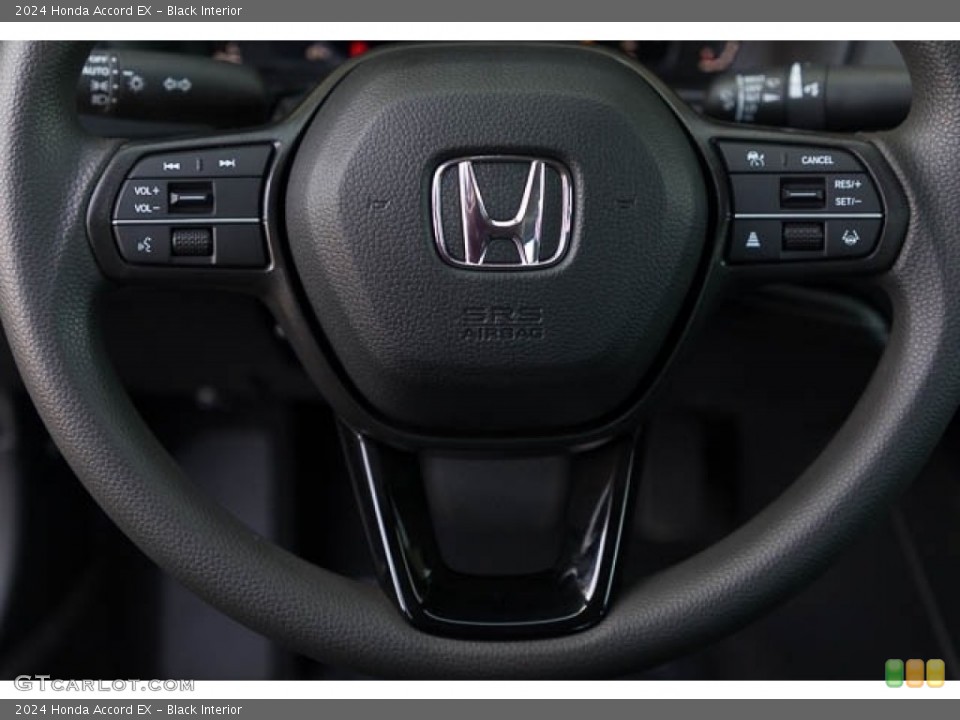 Black Interior Steering Wheel for the 2024 Honda Accord EX #146663188