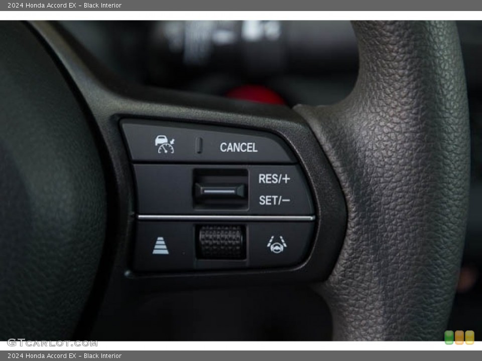 Black Interior Steering Wheel for the 2024 Honda Accord EX #146663204