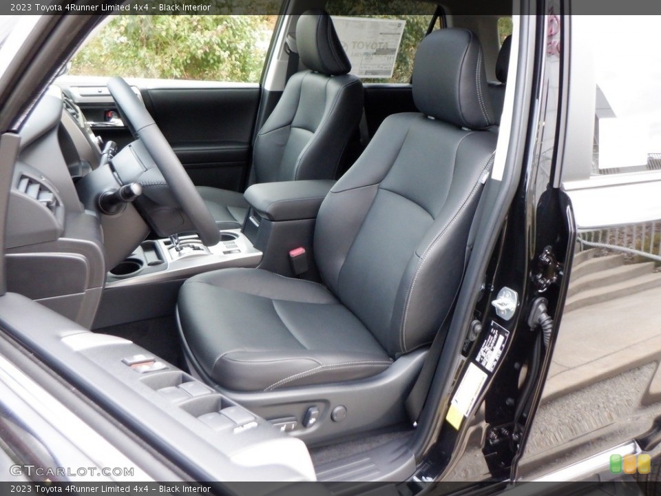 Black Interior Front Seat for the 2023 Toyota 4Runner Limited 4x4 #146663396