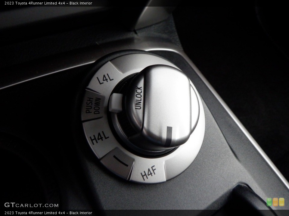 Black Interior Controls for the 2023 Toyota 4Runner Limited 4x4 #146663427
