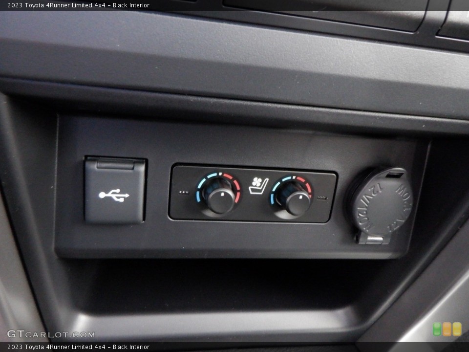 Black Interior Controls for the 2023 Toyota 4Runner Limited 4x4 #146663433