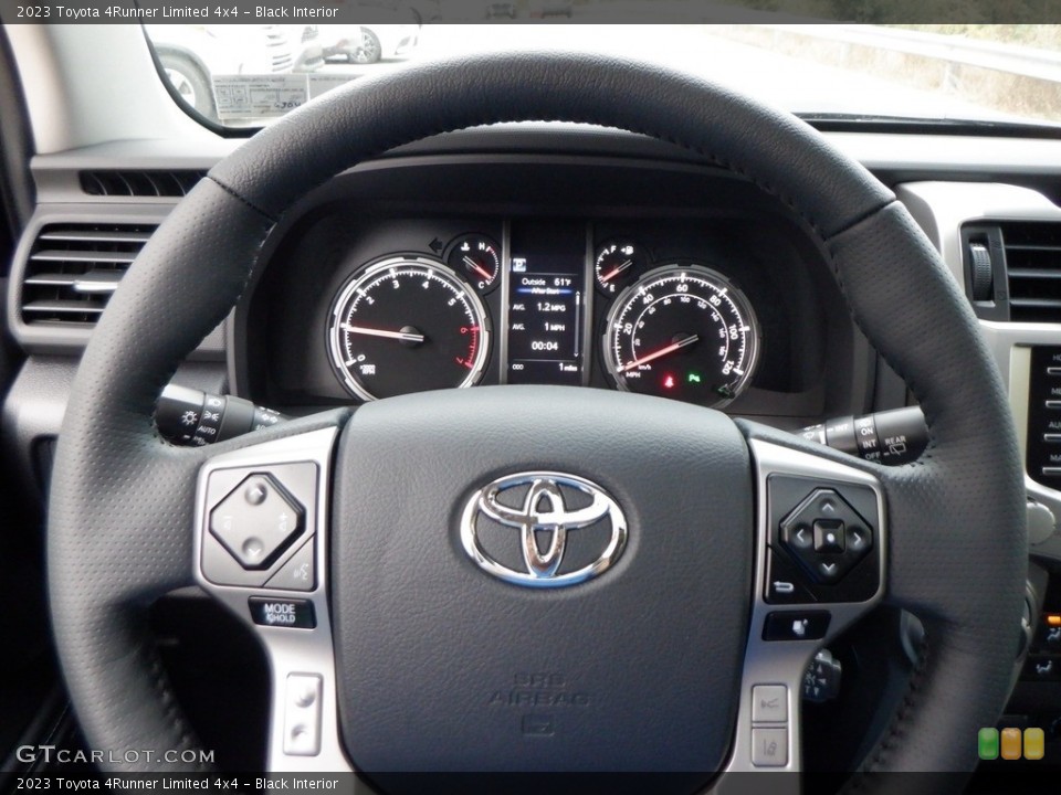 Black Interior Steering Wheel for the 2023 Toyota 4Runner Limited 4x4 #146663475