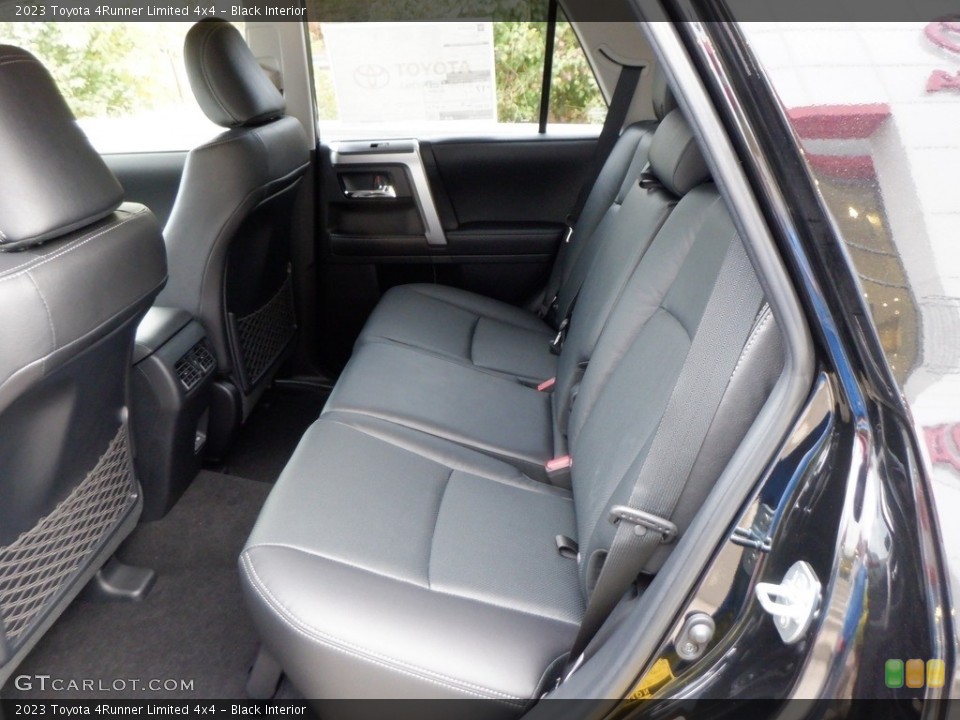 Black Interior Rear Seat for the 2023 Toyota 4Runner Limited 4x4 #146663506