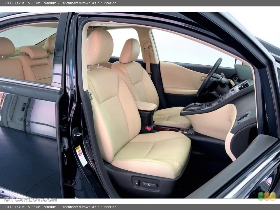 Parchment/Brown Walnut Interior Photo for the 2012 Lexus HS 250h Premium #146663621