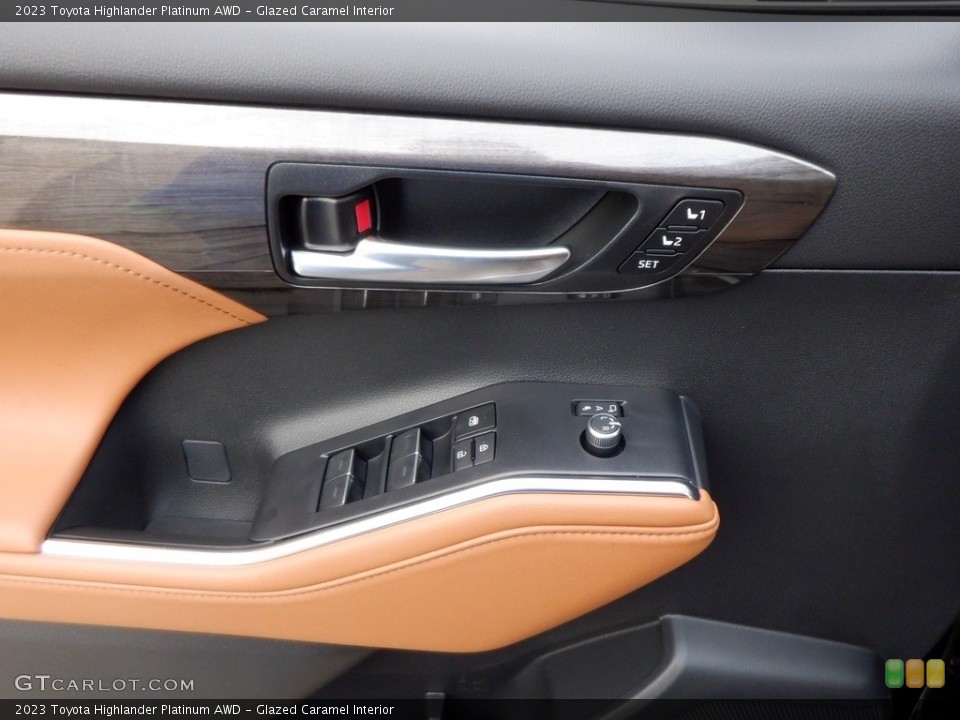 Glazed Caramel Interior Door Panel for the 2023 Toyota Highlander Platinum AWD #146663789