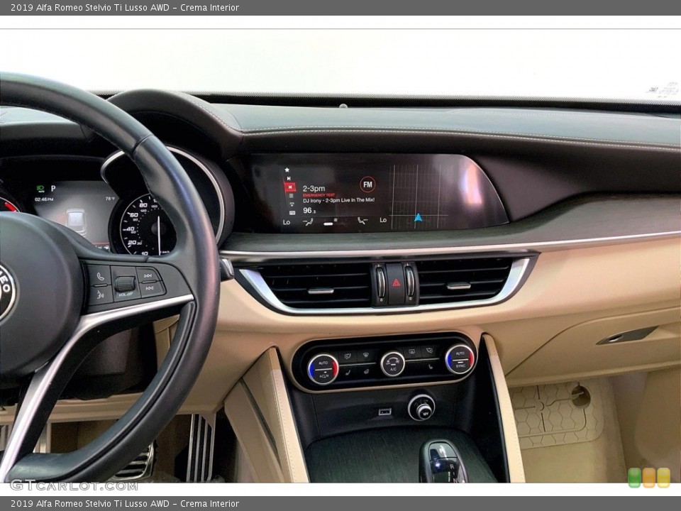 Crema Interior Dashboard for the 2019 Alfa Romeo Stelvio Ti Lusso AWD #146663820